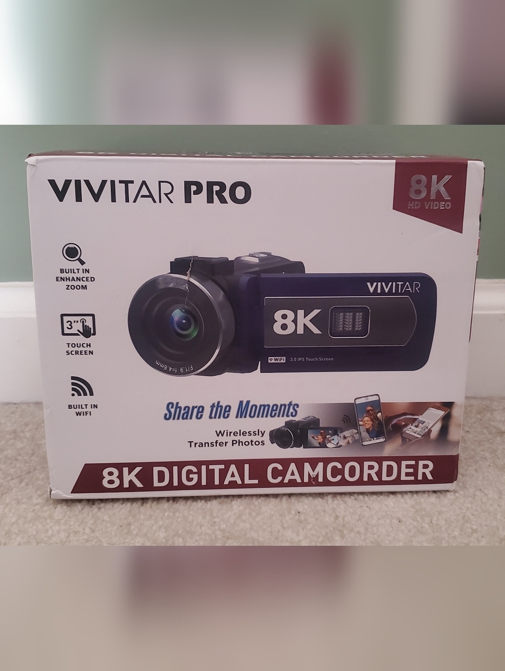 Vivitar Pro 8k Digital Camcorder BNIB Sealed